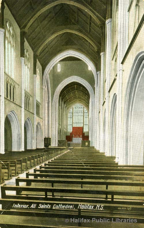 Interior. All Saints Cathedral Halifax N.S